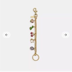 Coach motif charm